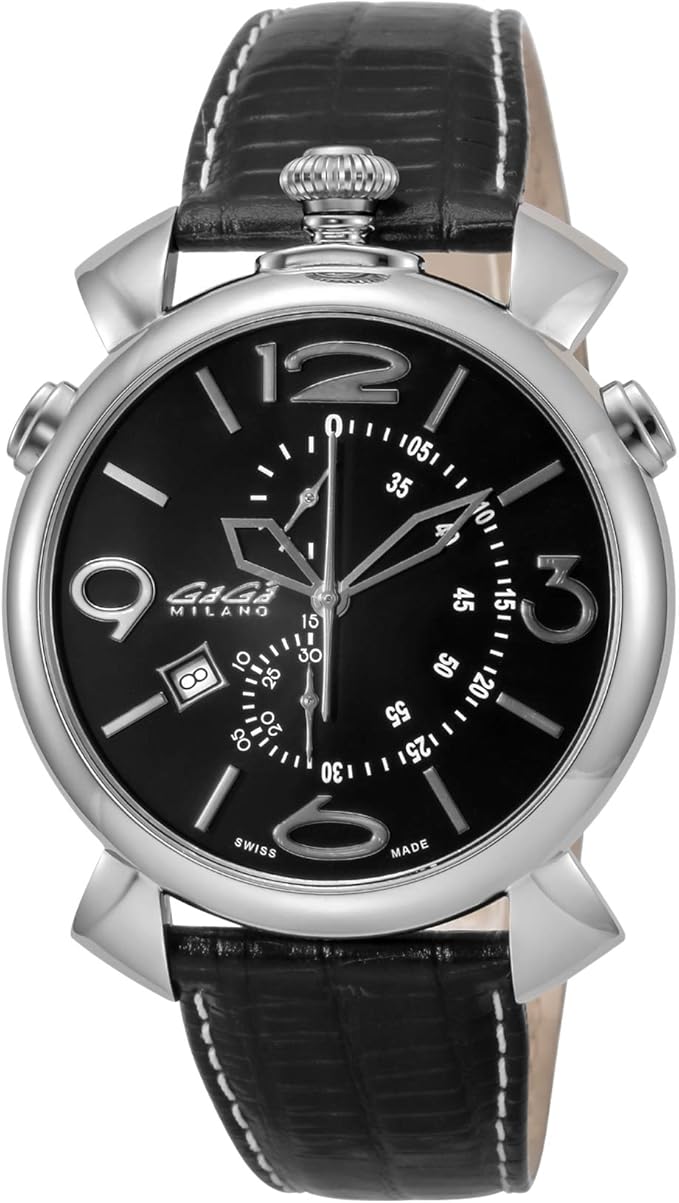 gagamilanogagamilano腕表thinchrono46mm黑色表盘509701bknewnst