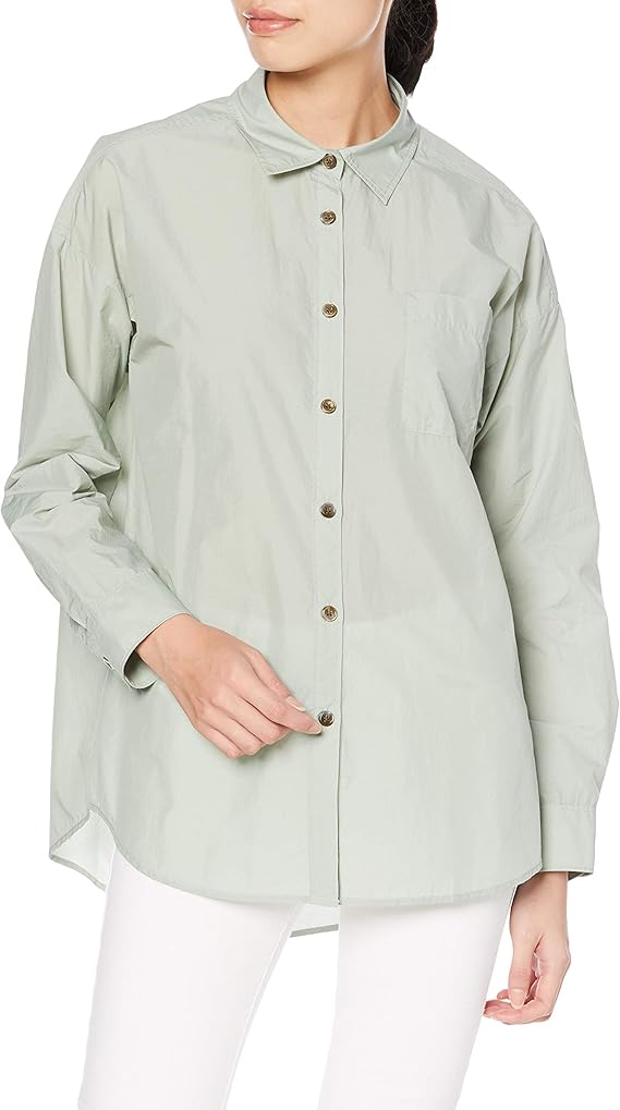 艾高] 衬衫 [官方] 轻便 长袖衬衫 女款 zcf055j 【aigle】 服饰箱包