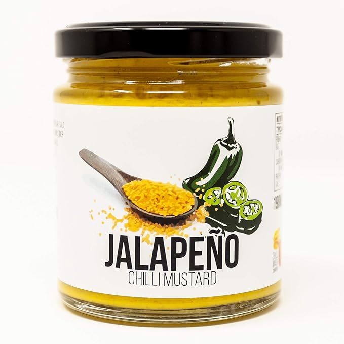 辣椒捣碎公司 jalapeno 辣椒芥末 190 毫升