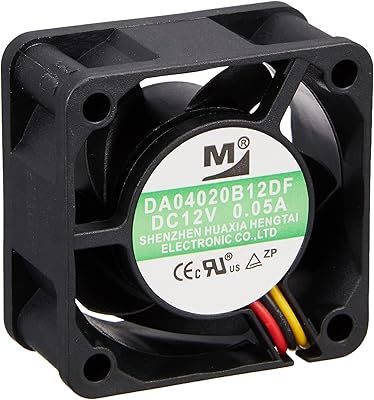 宽幅 40mm方形厚度20mmdc12v 转速4000rpm low速度风扇 da04020b12df