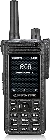 无线电音调对讲机rt4 4g Lte 安卓6 0 Wifi Ptt Zello Azetti 专业对讲机方便智能手机 玩具 亚马逊中国