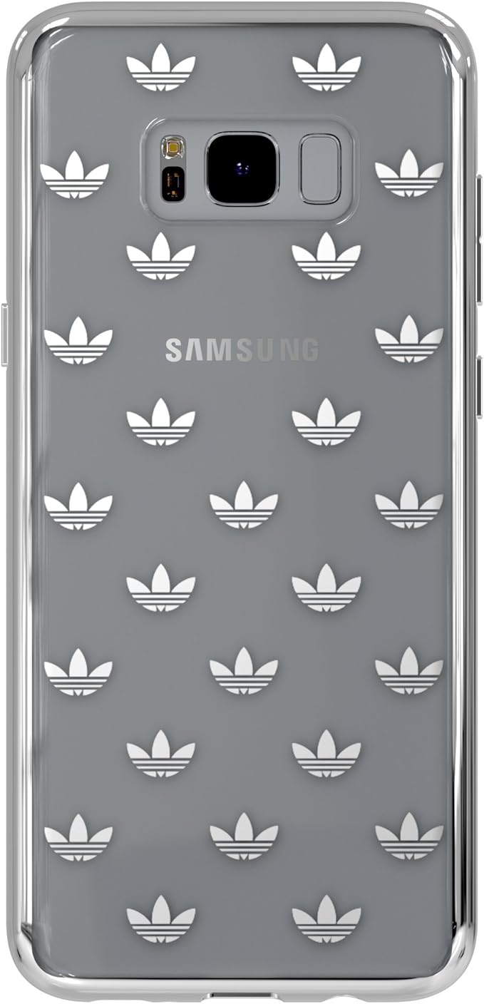 Adidas Originals Trefoils 徽标透明手机壳适用于三星galaxy S8 亚马逊中国 手机通讯