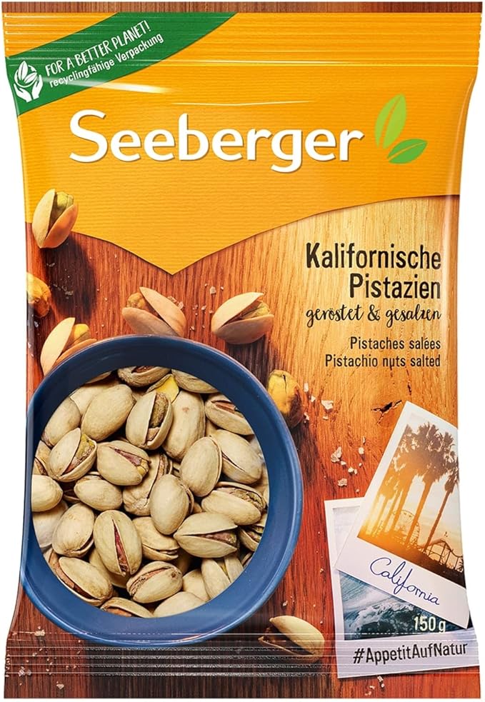 seeberger 加州开心果,12件装(12 x 150g)