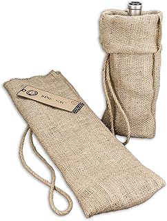 burlap wine sack 6.5"x19&quot