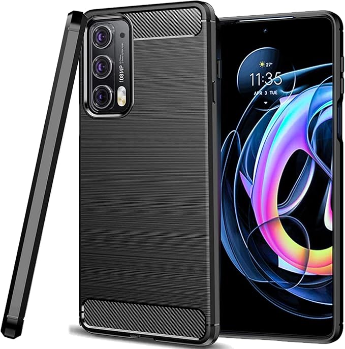 coveron 超薄保护套专为摩托罗拉 edge 20 手机壳,轻质柔韧 tpu 碳