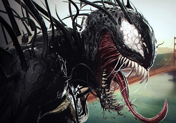 5d 钻石绘画套件,适合成人毒液钻石艺术颜料,带钻石