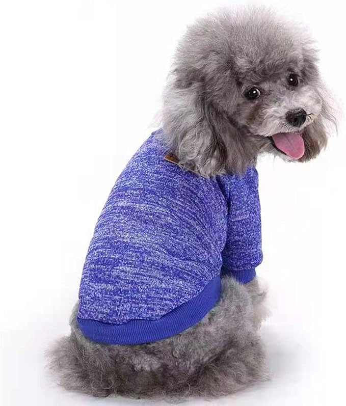 weiyon 宠物狗毛衣经典针织毛衣保暖冬季宠物狗毛衣女