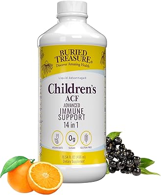 buried treasure 儿童acf宝营养液 16 fl.oz(473毫升)