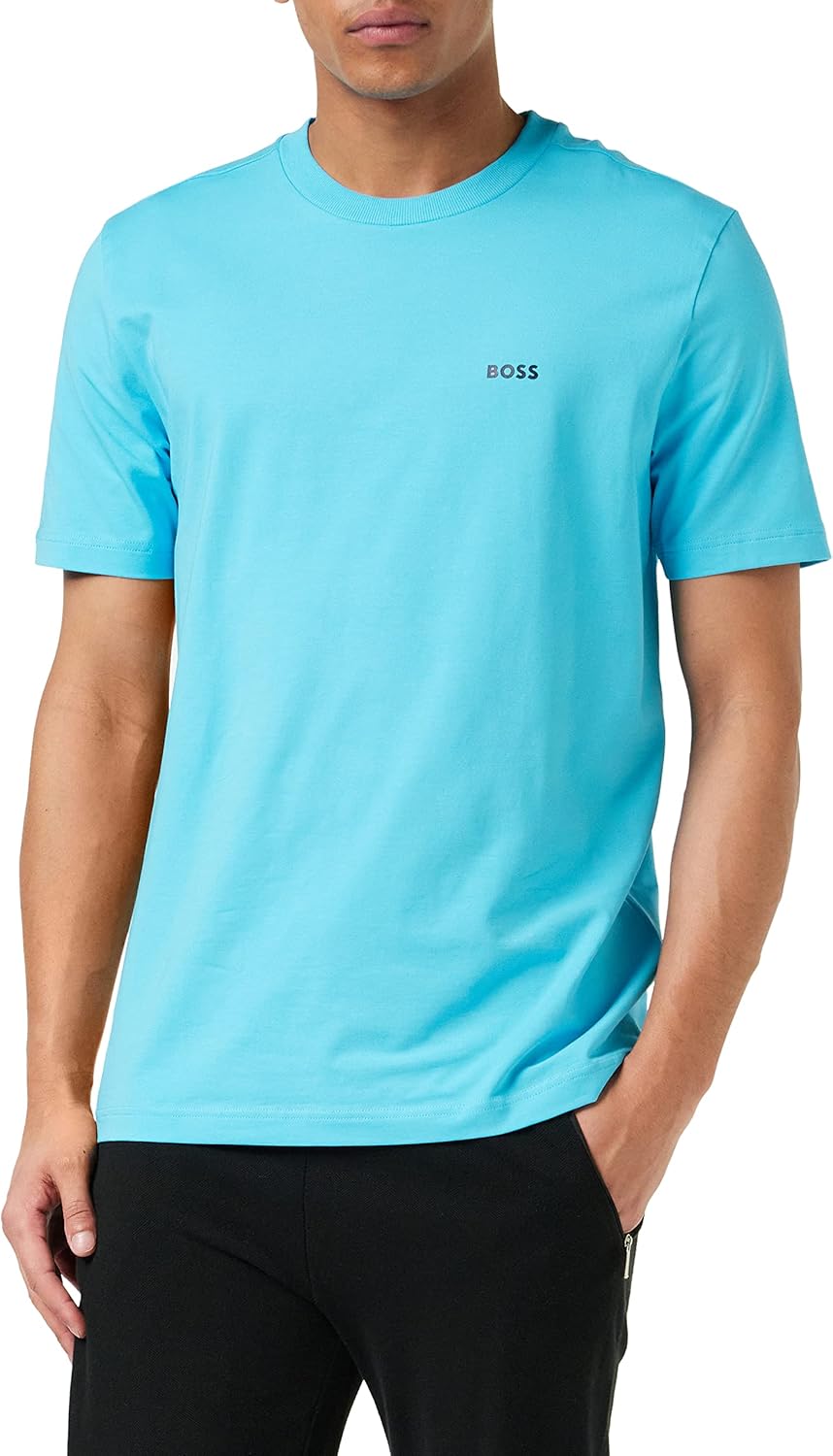 hugo boss 男士弹力棉短袖t恤衫 【hugo boss】 服饰箱包 - 亚马逊