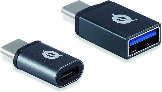 donn04g otg 适配器适用于 usb-c 2 件装 usb-c 到 usb-a 和 usb-c 到