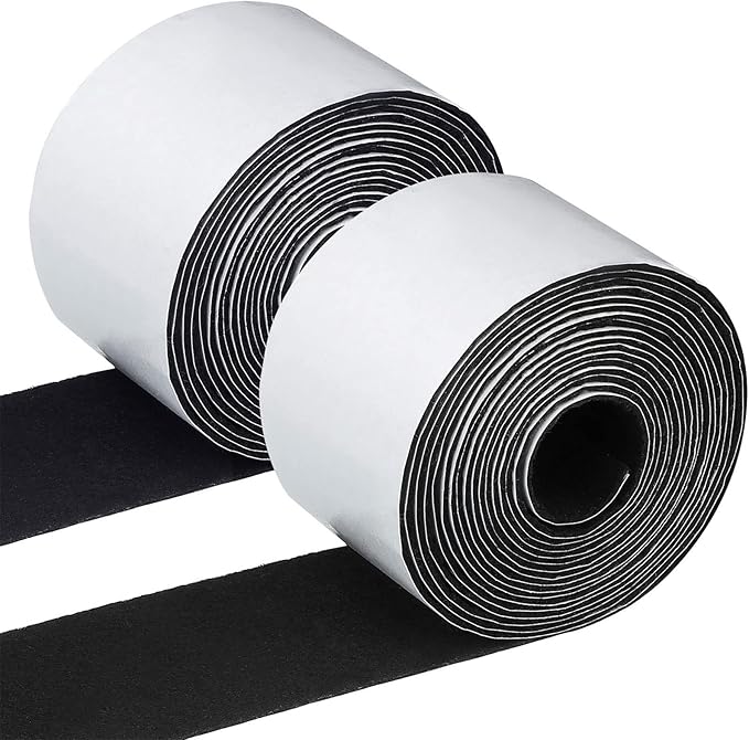 2 包重型毛毡带卷带背胶自粘毛毡胶带聚酯毛毡带卷自粘卷自粘用于保护