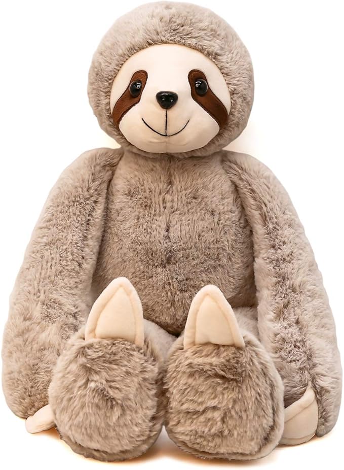 krisphily 填充动物 folivora 毛绒树懒 brady tridacty 娃娃玩具