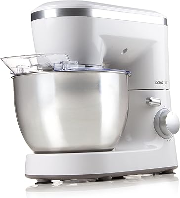 domo do9175kr 厨房机,不锈钢,银色,白色