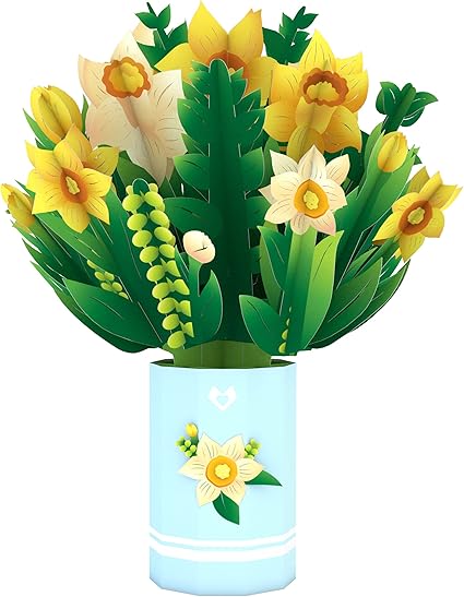 Lovepop 水仙花束 弹出式纸花束 带便条卡的3d 花卉问候 适合任何场合的独特礼物 26 厘米x 19 厘米 亚马逊中国 办公用品 Lovepop 水仙花束 弹出式纸花束 带便条卡的3d 花卉问候 适合任何场合的独特礼物 26 厘米x 19 厘米 亚马逊中国 办公用品