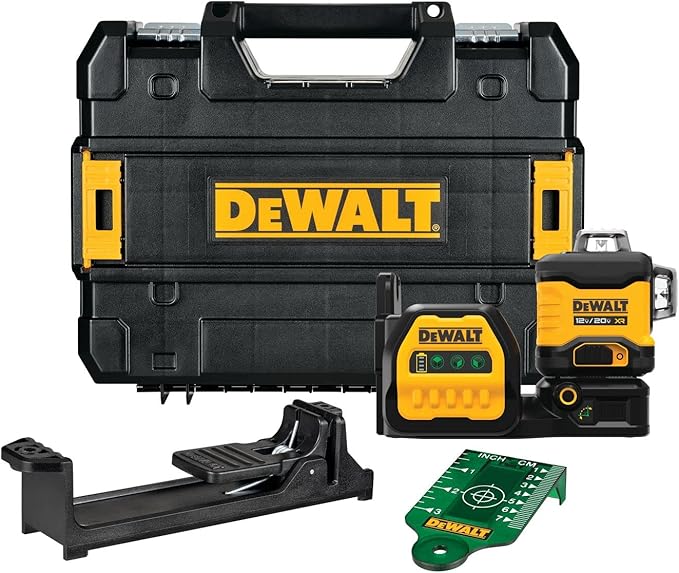 dewalt 得伟 20v max 激光水平仪,仅限工具,3 x 360,*(dcle34030gb)