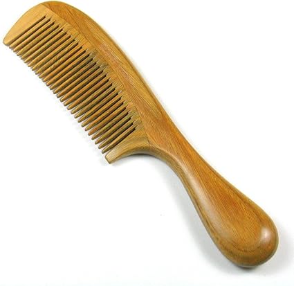 正品乐木轩梳子 天然绿檀木 保健按摩护发 防静电 玉檀合玉檀木梳3 1 亚马逊中国 美容化妆