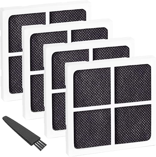 elite 469918 冰箱空气净化空气冰箱过滤器替换配件带清洁刷(4 件)