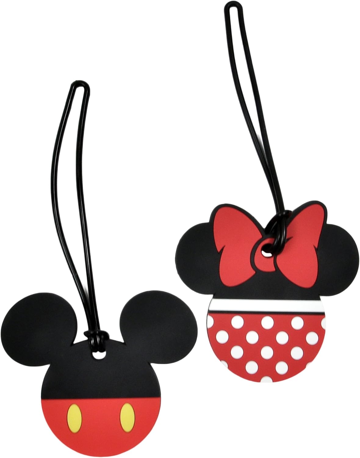 disney 行李箱标签 米奇和米妮老鼠身体/裤子 pvc 【disney 迪士尼】