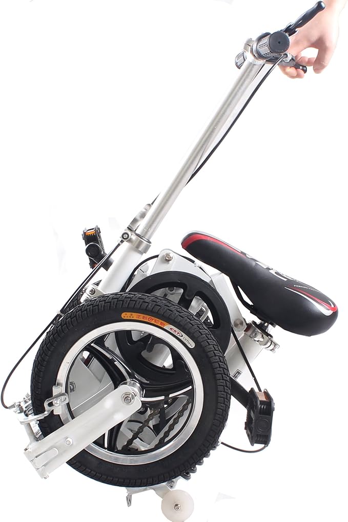 自由骑12寸轻便携式折叠自行车 快速折叠单车 轻松带上地铁公交 放车