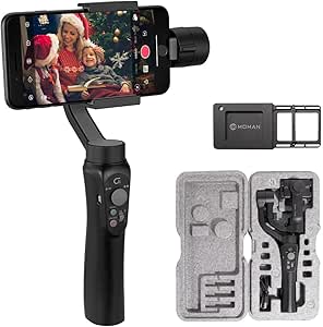 Zhi Yun Cinepeer C11 3 轴万向节稳定器适用于智能手机和gopro 由zhiyun 供电 Gimbal Phone 稳定器适用于iphone Android 视频录制带gopro 适配器板 Dolly Zoom Timelapse Panorama 价格