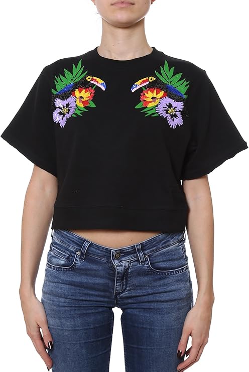 pinko 女人 cherubicoz99 黑色 棉 运动衫