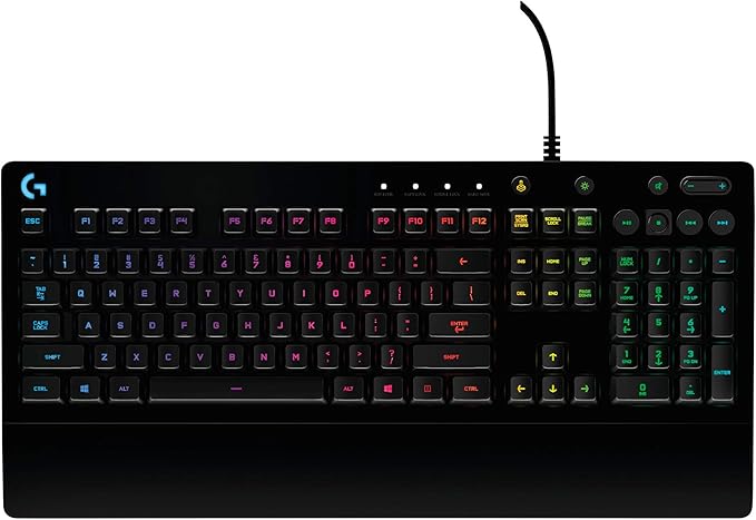 logitech g213prodigy 游戏键盘, rgb 背光(italian layout 意大利语