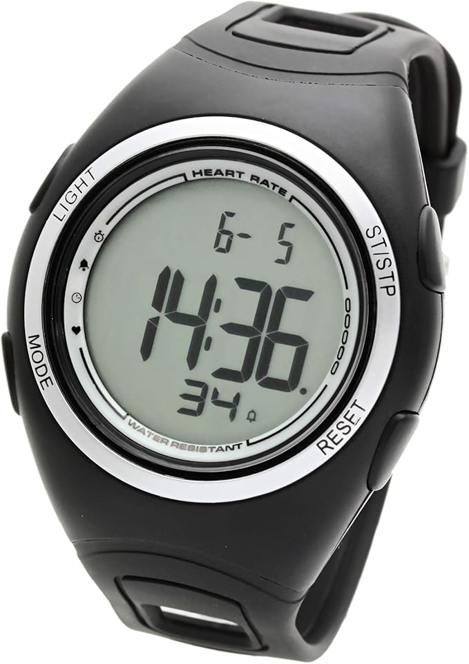 [lad weather] 心率监测卡路里计数器慢跑/散步/跑步胸带运动手表