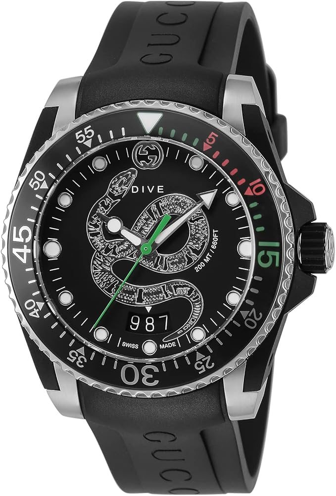 【古驰】gucci 腕表 dive 男士 【平行进口商品】