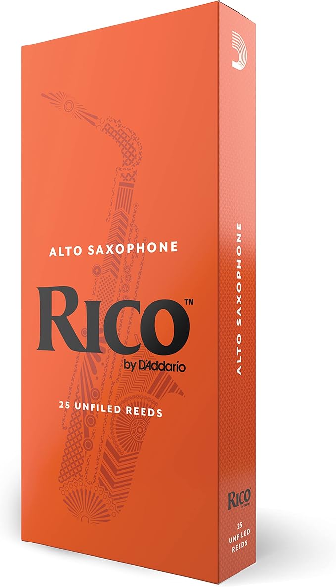 达达里奥 rico 3.5 号中音萨克斯哨片25片装 rja2535