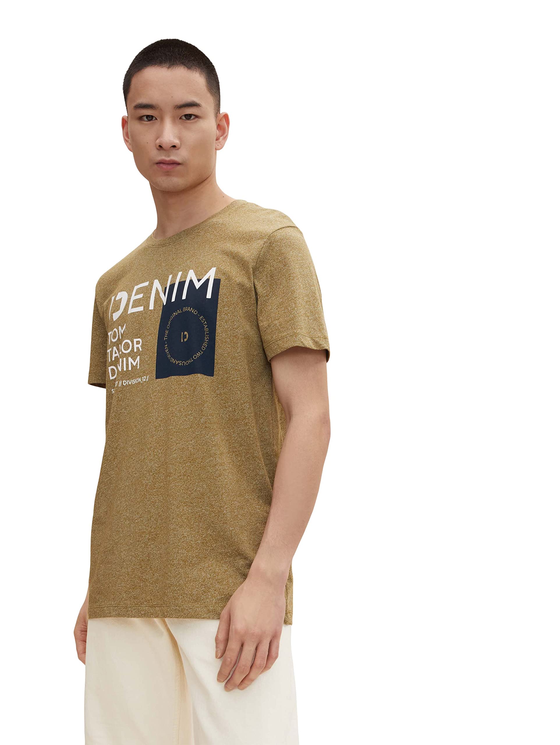 TOM TAILOR Denim Men's T-shirt with logo print