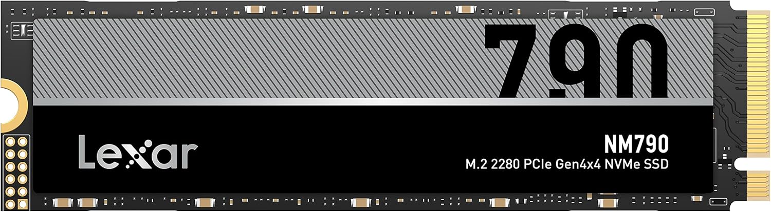 Lexar Boîtier SSD M.2 NVMe USB 3.2 Gen 2 10 Gbps - Transformez Votre SSD Interne En Disque Externe Ultra-Rapide - Aluminium Dissipateur Chaleur