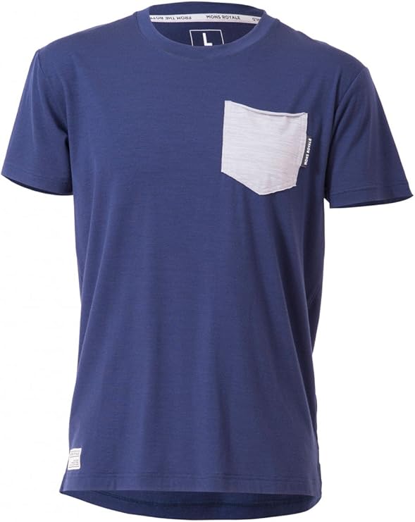 mons royale 男式 t 恤口袋 t 恤