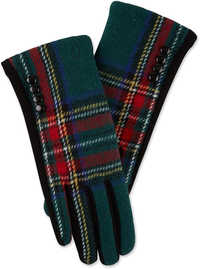 tickled pink 女式 fourchette 纽扣手套