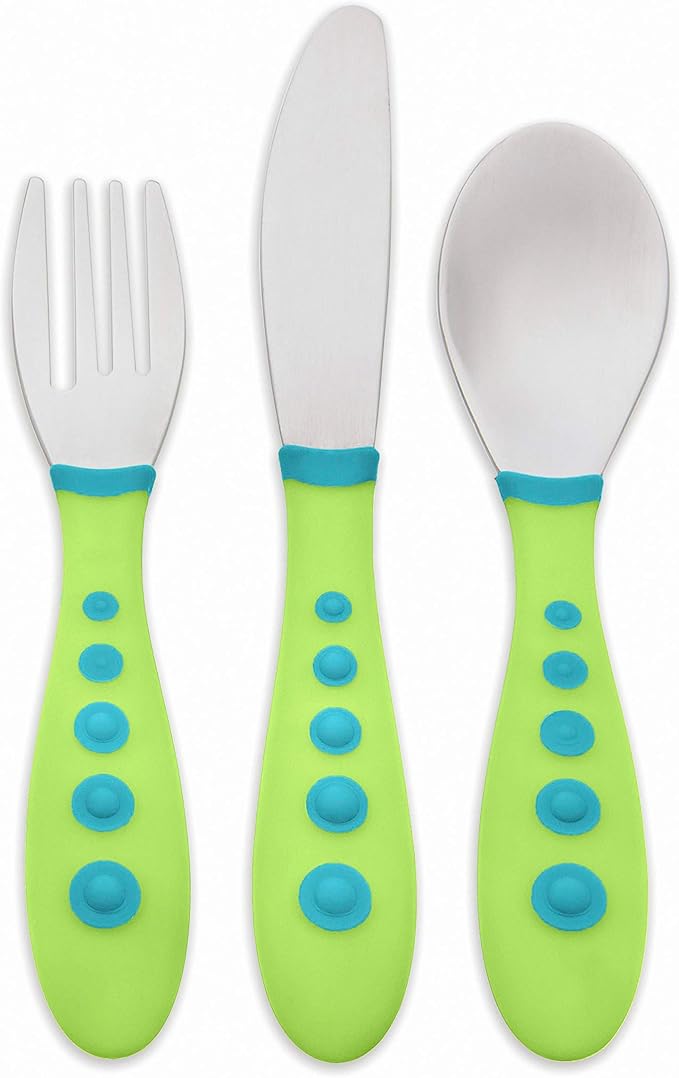 nuk first essentials 儿童餐具,各种颜色,颜色可能不同(6 件装)