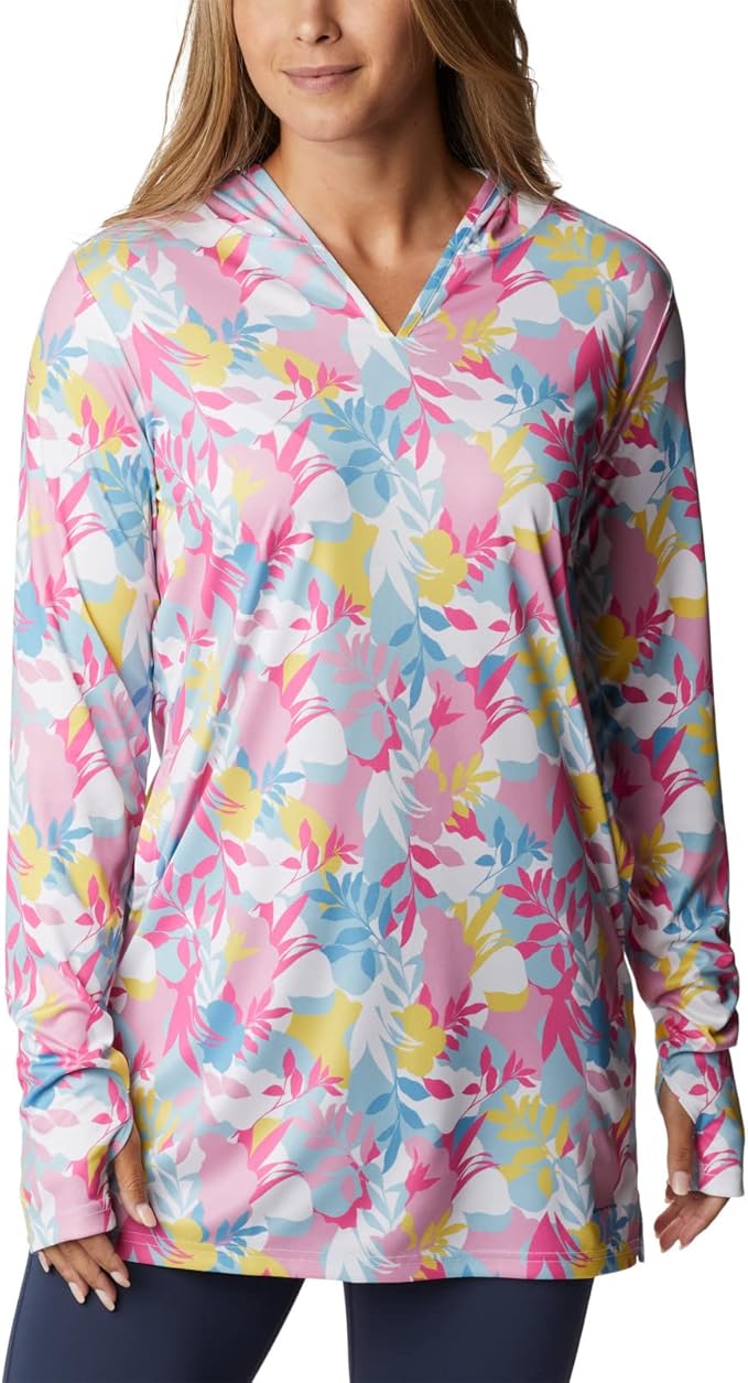 女式 summerdry 罩衫印花束腰外衣原文页面含机器翻译,中文仅供参考