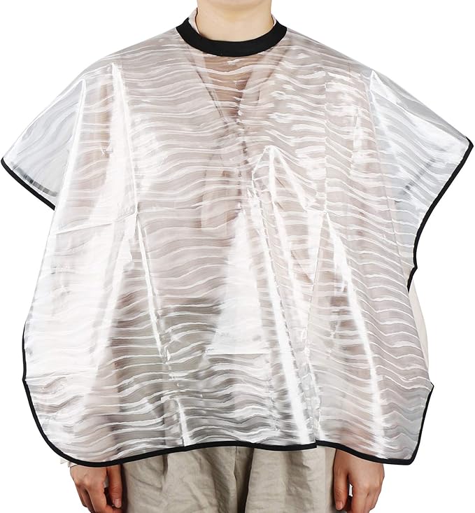 barber 理发斗篷,segbeauty 短款梳子斗篷,超轻洗发水披肩,可重复使用