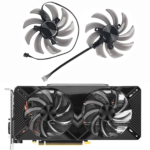 coolerage 85mm 4pin ga91s2u gtx1660 rtx2060 rtx2070 显卡风扇适用
