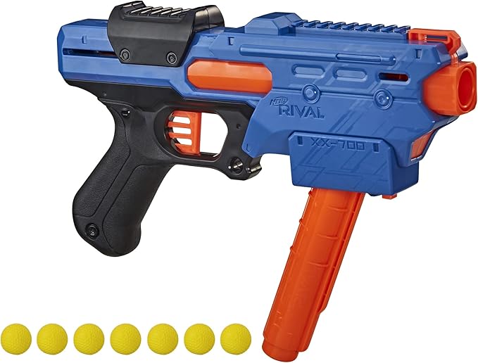 hasro 孩之宝 nerf 热火 rival finisher xx-700 冲击枪玩具-快装弹匣