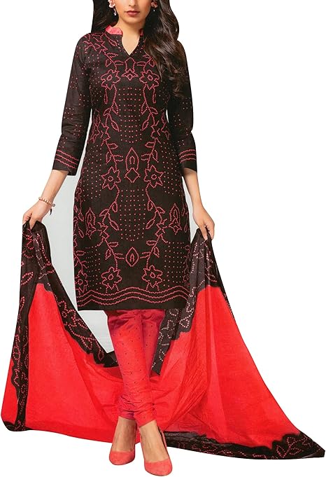 line女式民族传统印花纯棉纱丽克米兹套装连衣裙印度准备穿着