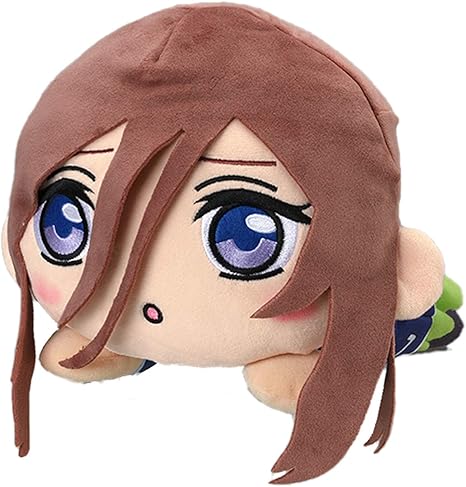 经典典型的躺下毛绒 Miku Nakano 的新娘 M 玩具 亚马逊中国