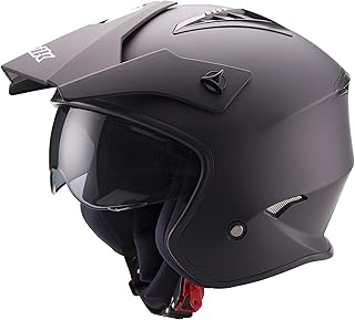 unik ct-07 头盔 trial mit visierino sun 黑色 xl