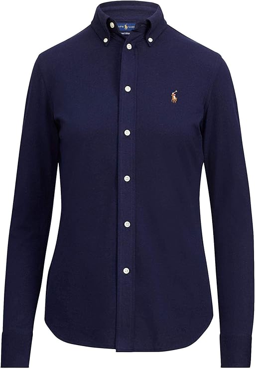 polo ralph lauren 保罗拉夫劳伦女式修身长袖纽扣衬衫