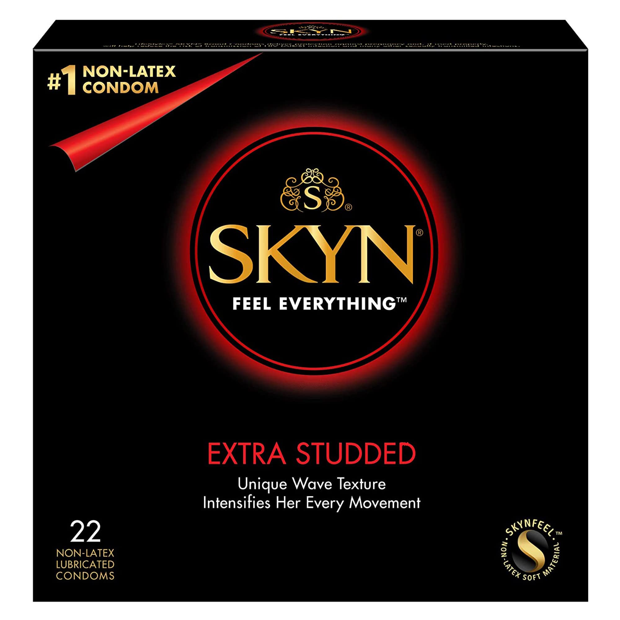 SKYN Extra rivets * Set non-latex ultra-thin natural touch, using SKYNFEEL technology,22 boxes
