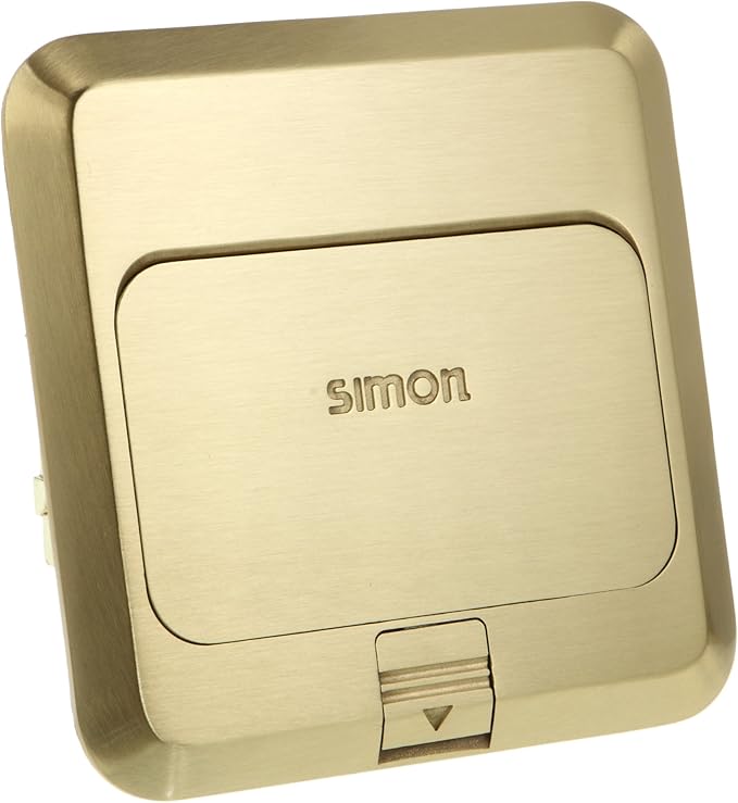 simon 西蒙 td120f25 地插双多功能插座 (铜色)