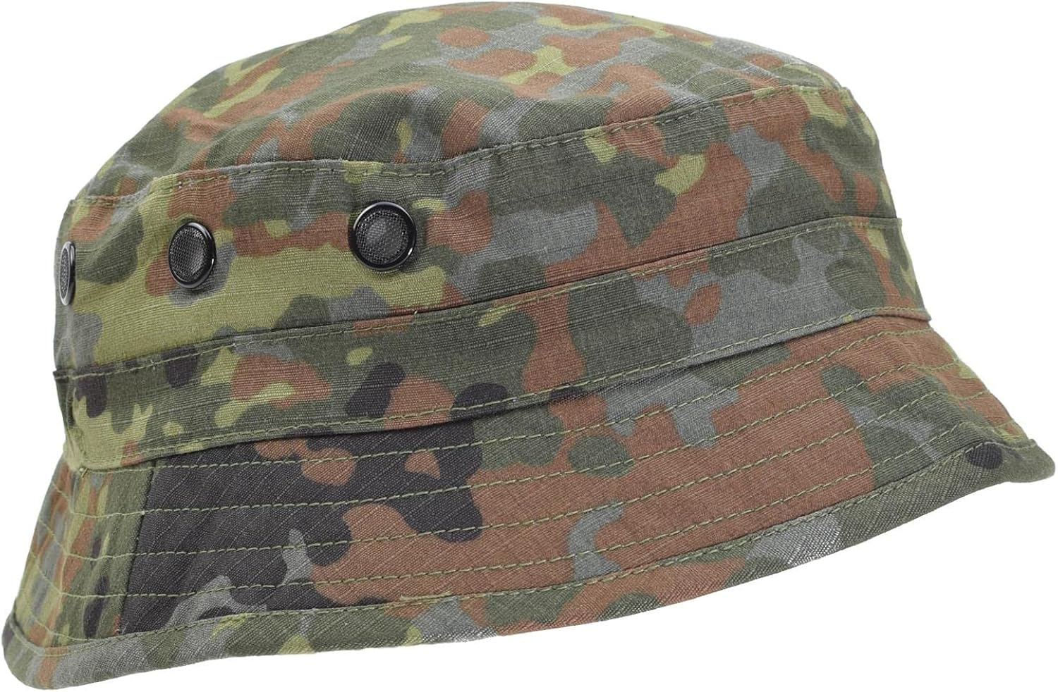 militar 德国*风格渔夫帽 tacgear boonie 帽子沙漠斑点迷彩防撕裂