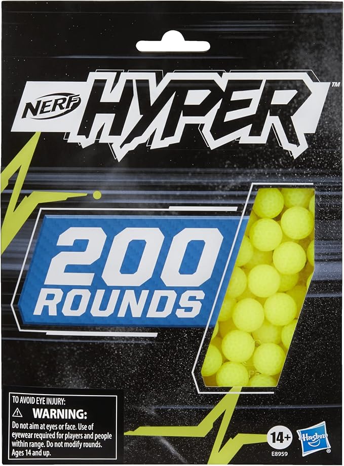 nerf 热火 hyper 200个补充装圆弹,搭配nerf hyper发射器,为nerf