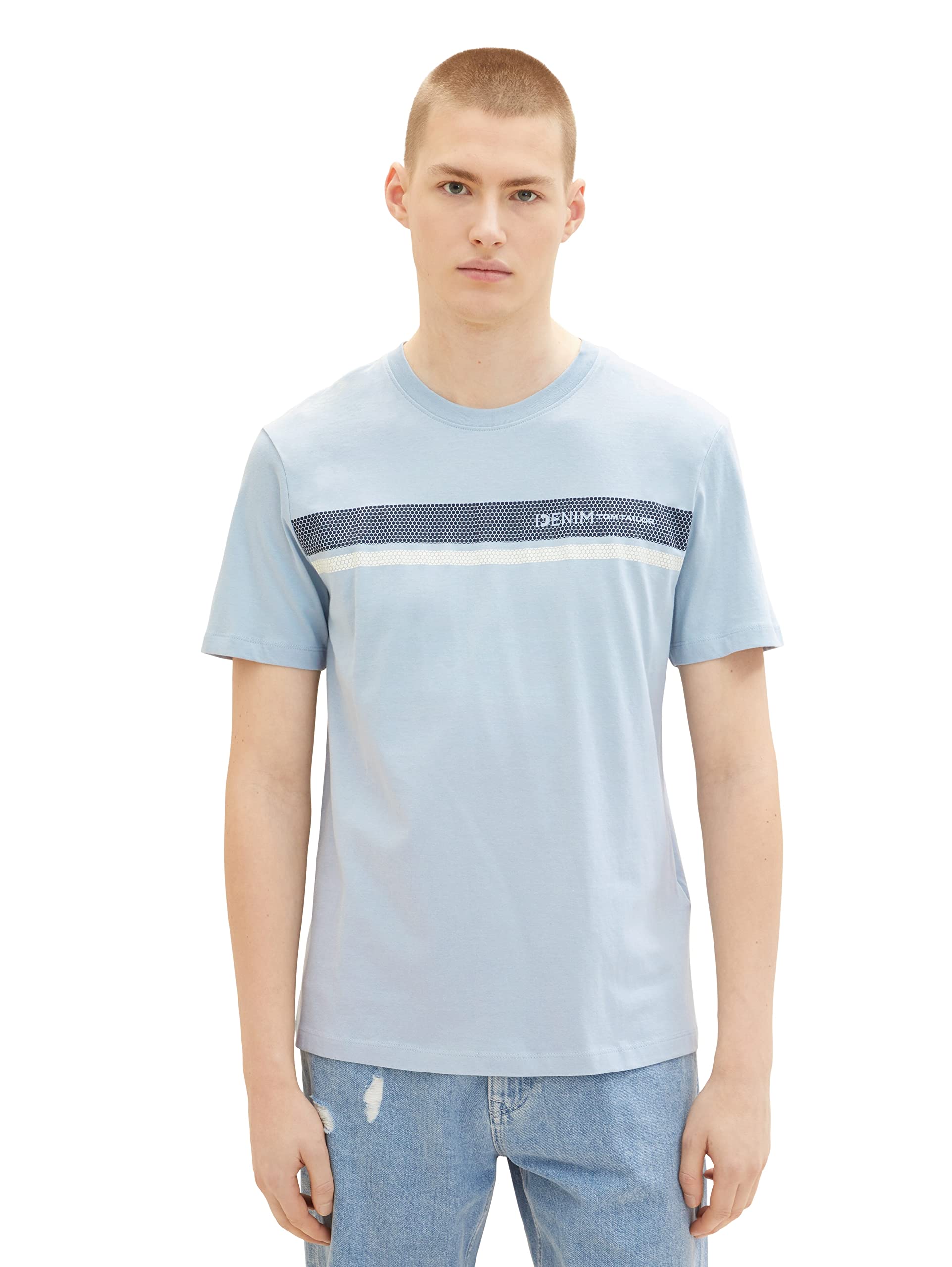 TOM TAILOR Denim Men's T-shirt with logo print