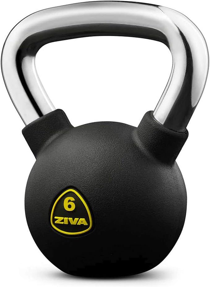 ziva 高性能橡胶壶铃 6 千克