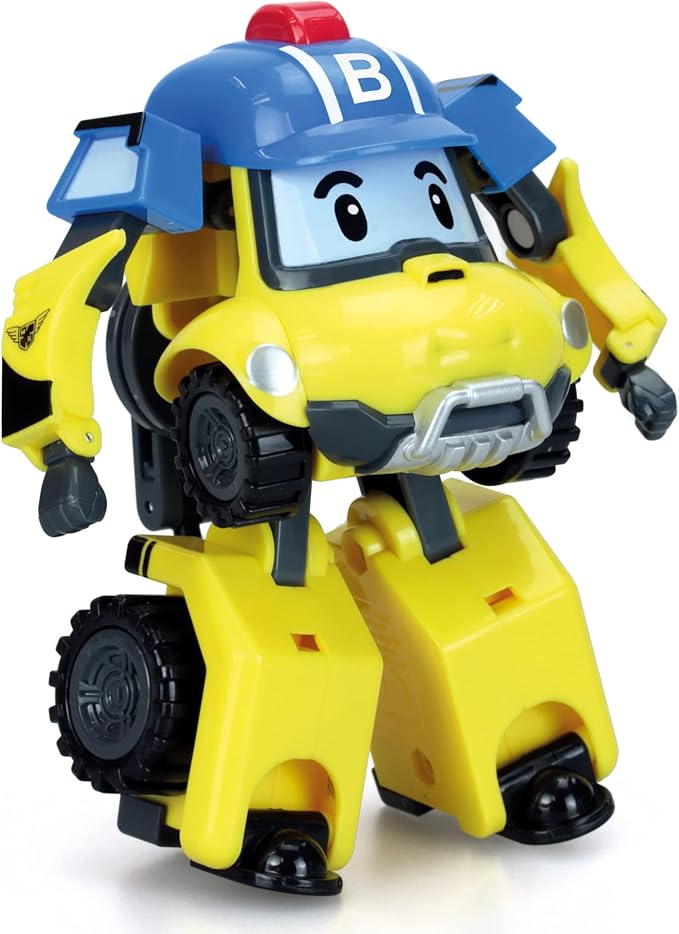 银辉 poli系列 儿童合金车玩具模型 变形警车珀利 poli巴奇变形机器人