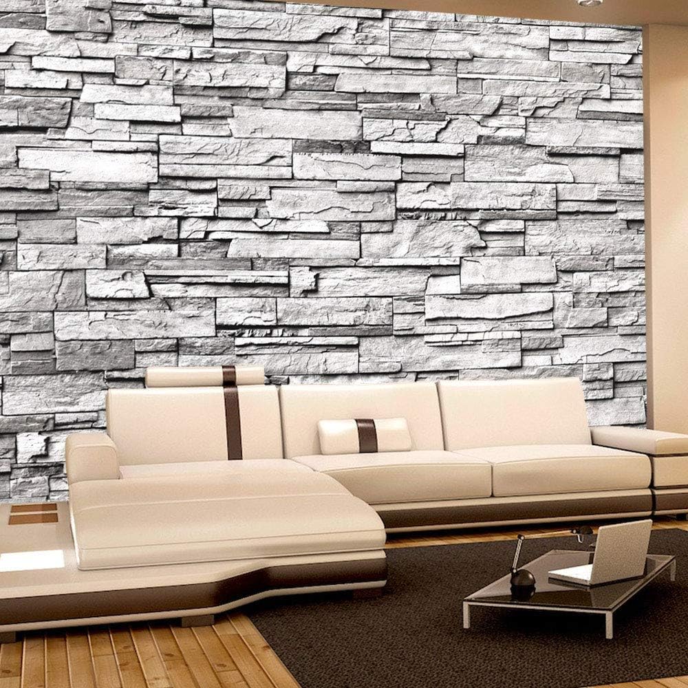 无纺布照片壁纸premium Plus 壁画无纺布壁纸 Noble Stone Wall 灰色 亚洲石墙石壁石壁石壁亚洲石头 无 132 灰色vlies 300x210cm Premium Plus